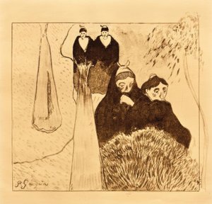 Las viejas (Arles) de Paul Gauguin